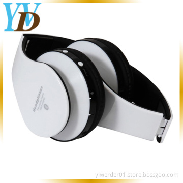 White Portable Foldable Bluetooth Wireless Headphone (YWD-T8)